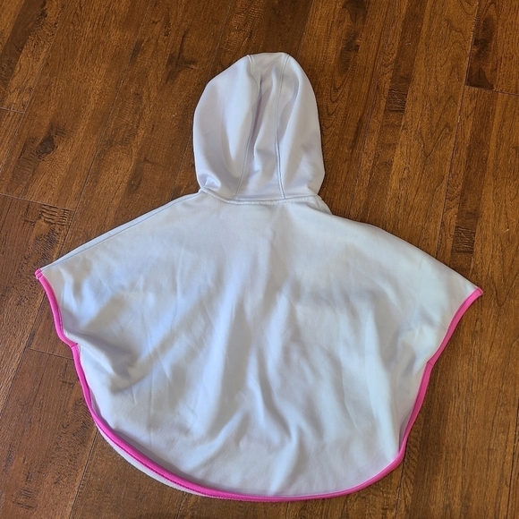 NEW Under Armour Girls Youth hoodie size 4 sweat shirt Poncho Style Cape Blue - Picture 2 of 7